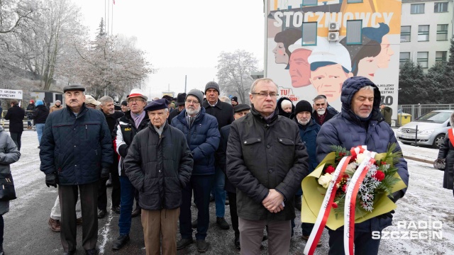 Fot. Robert Stachnik [Radio Szczecin] Obchody Grudnia '70 w Szczecinie [WIDEO, ZDJĘCIA]