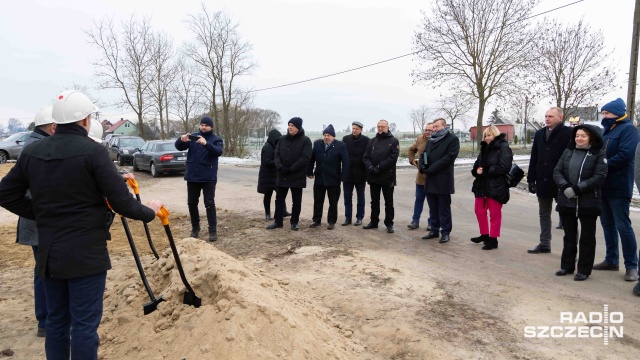 Fot. Robert Stachnik [Radio Szczecin] Budowa stacji badania roślin w Nowych Liniach [WIDEO, ZDJĘCIA]