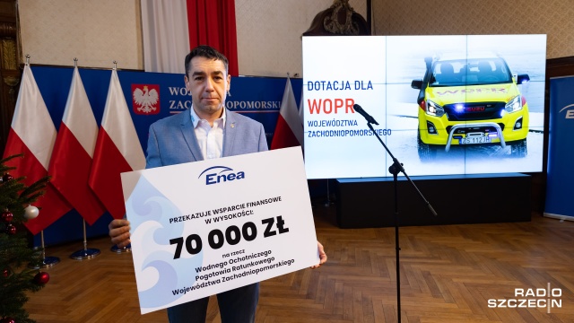 Fot. Robert Stachnik [Radio Szczecin] Enea wspiera WOPR [WIDEO, ZDJĘCIA]