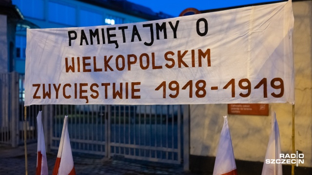 Fot. Robert Stachnik [Radio Szczecin] Szczecinianie uczcili Narodowy Dzień Zwycięskiego Powstania Wielkopolskiego [ZDJĘCIA]