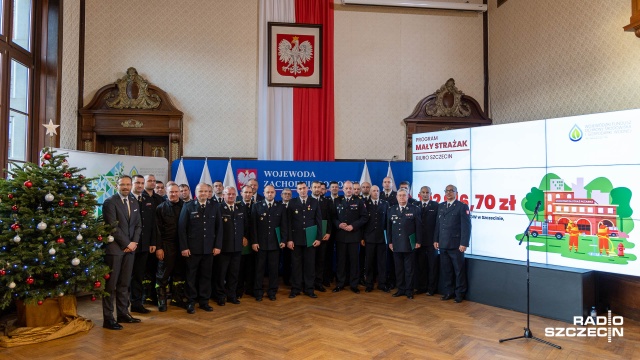 Fot. Robert Stachnik [Radio Szczecin] "Mały Strażak". Ponad 100 tysięcy otrzymały jednostki OSP [ZDJĘCIA]