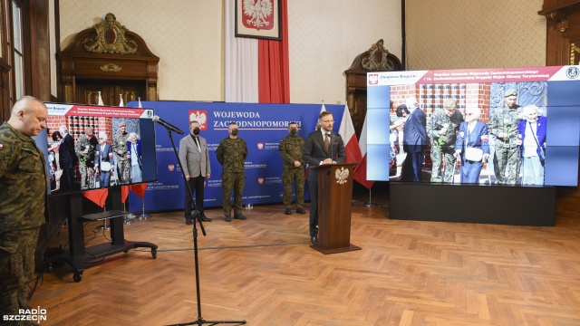 Ćwiczenia, akcje ratunkowe, walka z pandemią oraz ewakuacja podtopionych domów - 14. Zachodniopomorska Brygady Obrony Terytorialnej podsumowała służbę w ubiegłym roku.