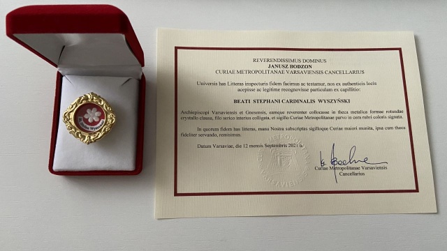 Relikwie błogosławionego Kardynała Stefana Wyszyńskiego będą podróżować po naszym regionie.