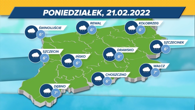 Deszczowo, wietrznie i umiarkowanie ciepło w poniedziałek. Od wtorku więcej słońca, a w środę cieplej. Taka jest prognoza na dziś i najbliższe dni.
