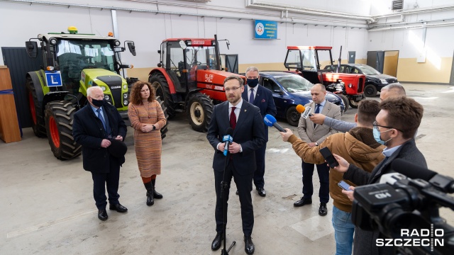 Budynek warsztatów w Zespole Szkół nr 2 Centrum Kształcenia Ustawicznego w Pyrzycach po termomodernizacji oddany do użytku.