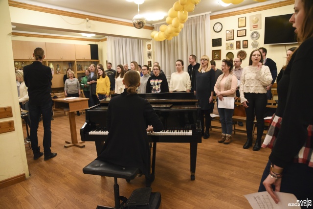 Chór ZUT uczy się śpiewać ukraiński hymn [WIDEO, ZDJĘCIA]