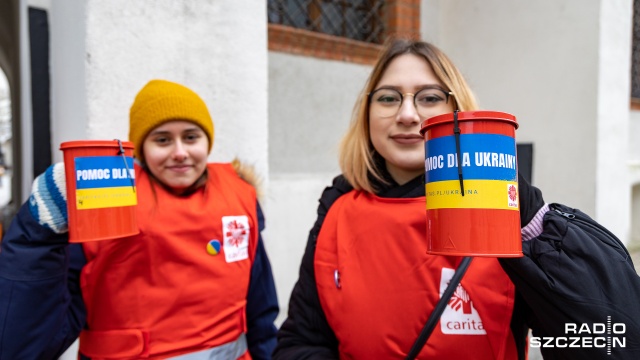 Na dziedzińcu Zamku Książąt Pomorskich w Szczecinie trwa wyjątkowe wydarzenie na rzecz naszego wschodniego sąsiada.