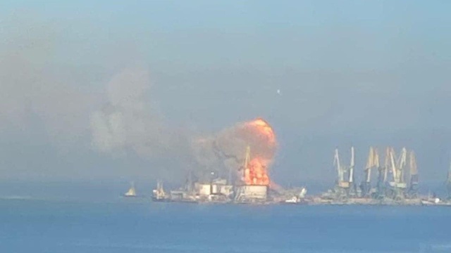 Ukraińskie wojsko zatopiło rosyjski okręt desantowy Orsk