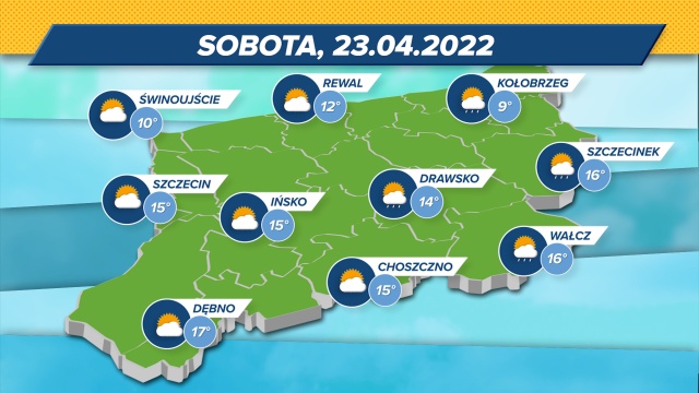Zapowiada się ciepła i dość słoneczna sobota praktycznie w całym województwie.