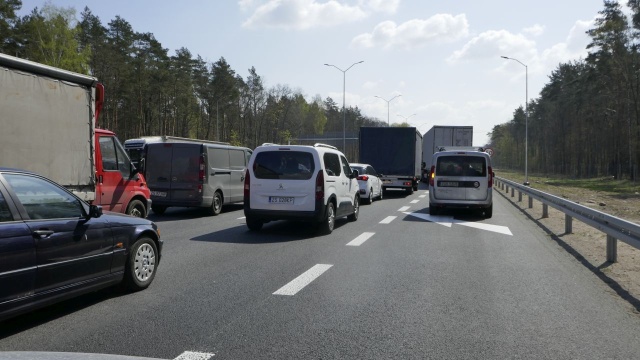 Uwaga kierowcy, spore utrudnienia drogowe na węźle Kijewo w Szczecinie.