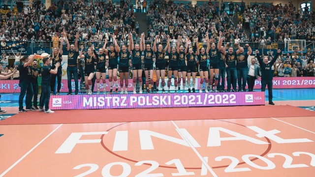 Siatkarki klubu Grupa Azoty Chemik Police zdobyły Mistrzostwo Polski.