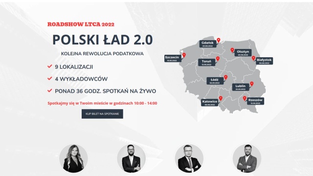Co nowego wnosi Polski Ład Kto skorzysta na obniżce PIT-u Jak teraz obliczyć kwotę wolną od podatku Odpowiedzi na te pytania będzie można poznać podczas szkolenia kancelarii LTCA.
