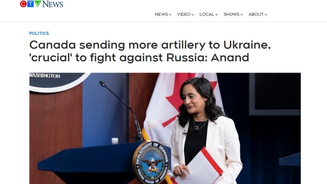 Kanada: pociski artyleryjskie dla Ukrainy