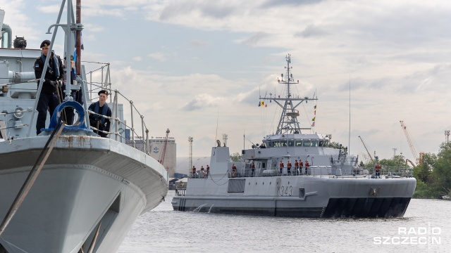 Zespół okrętów NATO do usuwania min przypłynął w czwartek do Szczecina.
