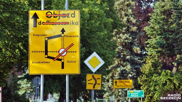 Zmiana organizacji ruchu na drodze wojewódzkiej nr 122 między Suchaniem a Pyrzycami.