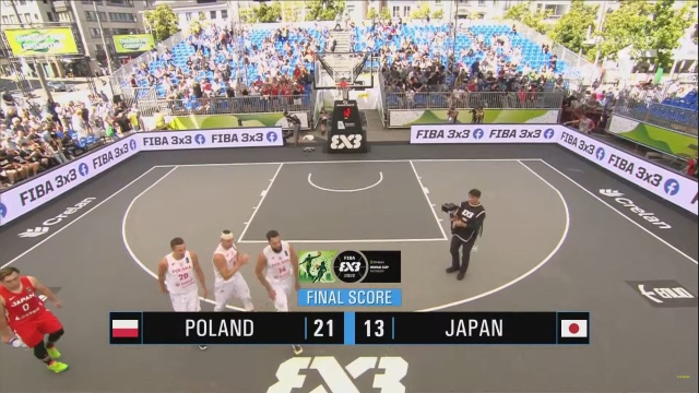 Polacy wygrali z Japończykami 21:13 w pierwszym meczu grupy C mistrzostw świata w koszykówce 3x3.