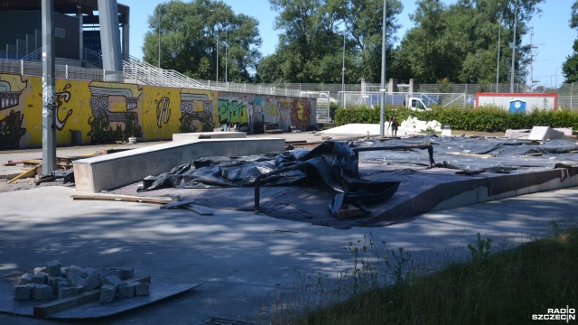Kończy się przebudowa kołobrzeskiego skateparku