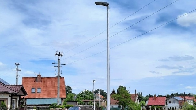 Siedem nowych lamp oświetla ul. Grudziądzką w Stargardzie.