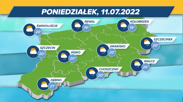 Poniedziałek umiarkowanie ciepły, może zagrzmieć, ale będzie też sporo słońca. Od wtorku będzie cieplej.