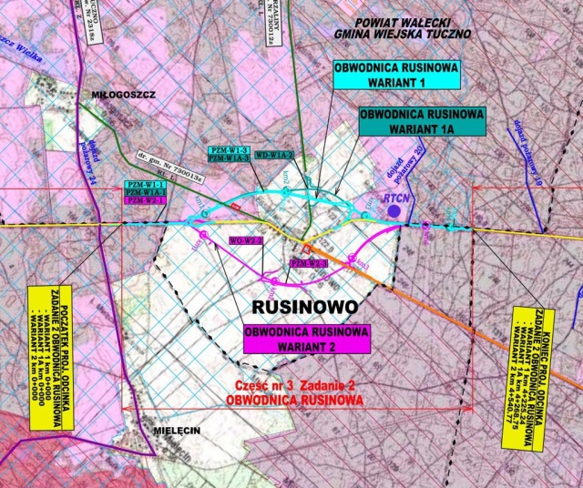 Coraz bliżej budowy obwodnicy Rusinowa, w powiecie sławieńskim. Generalna Dyrekcja Dróg Krajowych i Autostrad w Szczecinie uzyskała decyzję środowiskową tej inwestycji.