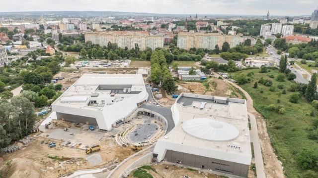Miasto pokazuje najświeższe zdjęcia z powstającej w Szczecinie Fabryki Wody.