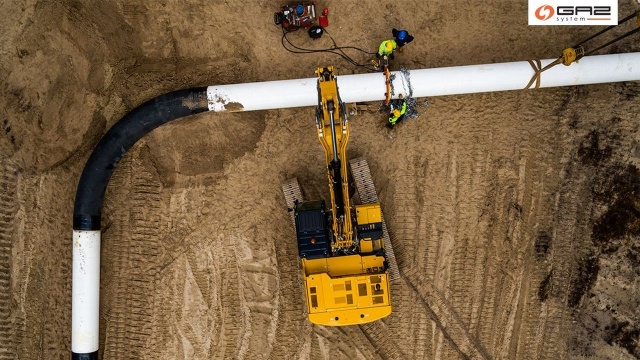 Gazociąg Baltic Pipe połączony z systemami przesyłowymi Polski i Danii