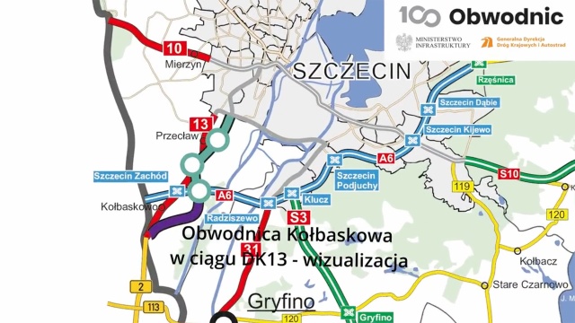 Generalna Dyrekcja Dróg Krajowych i Autostrad w Szczecinie złożyła wniosek o zezwolenie na realizację inwestycji drogowej.