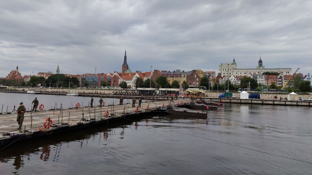 Z mostu pontonowego będą mogli korzystać mieszkańcy i turyści podczas tegorocznej imprezy Żagle 2022.