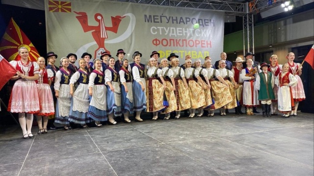 Kolejny sukces Zespołu Pieśni i Tańca Szczecinianie. Grupa zdobyła pierwsze miejsce podczas Międzynarodowego Fesitwalu Folkloru w Skopje - stolicy Macedonii.