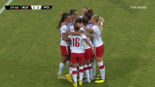 Piłkarska reprezentacja Polski kobiet pokonała na wyjeździe Albanię 2:1 w meczu grupy F eliminacji Mistrzostw Świata.