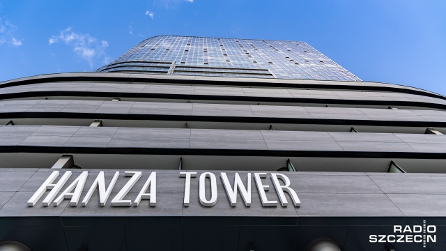 Hotel Dana w Hanza Tower z nowym centrum konferencyjnym. Nowoczesne sale znajdują się na piątym piętrze najwyższego budynku w Szczecinie.
