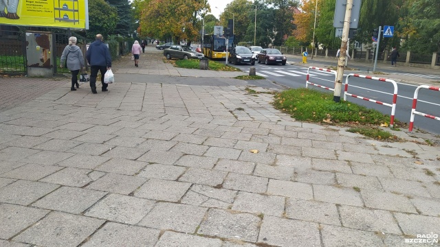 Najbardziej zniszczona część chodnika przy ulicy Szczecińskiej w Stargardzie będzie wymieniona.
