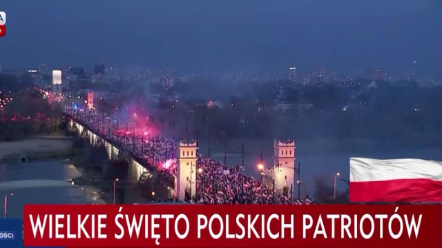 W Warszawie zakończył się Marsz Niepodległości [WIDEO]