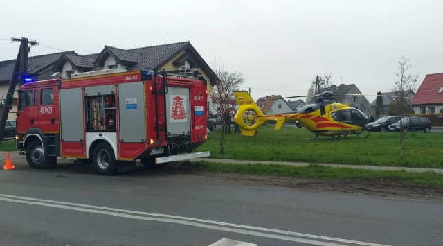 W Łobzie doszło do wypadku, podczas którego samochód ciężarowy zderzył się ze skuterem.