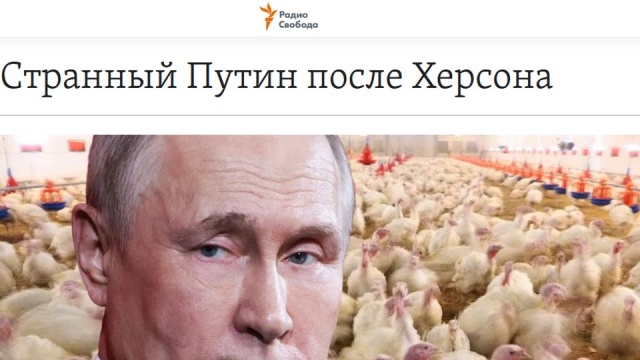 Po porażce rosyjskiej armii pod Chersoniem Władimir Putin unika wypowiedzi na temat wojny i ukrywa się - do takiego wniosku doszli dziennikarze Radia Svoboda.
