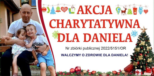 Akcja charytatywna Dla Daniela odbędzie się dziś w Przelewicach. W ramach świątecznego kiermaszu bożonarodzeniowego, zbierane będą pieniądze na leczenie Daniela Nowackiego.