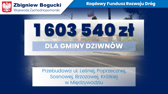 Chodzi o modernizację ulic: Leśnej, Poprzecznej, Sosnowej, Brzozowej oraz Krótkiej.