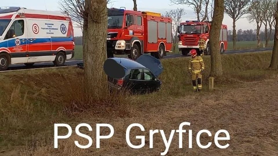 Fot. www.facebook.com/Komenda Powiatowa Państwowej Straży Pożarnej w Gryficach/ogn.Kamil Pakuła/asp.sztab.Dariusz Mentlak