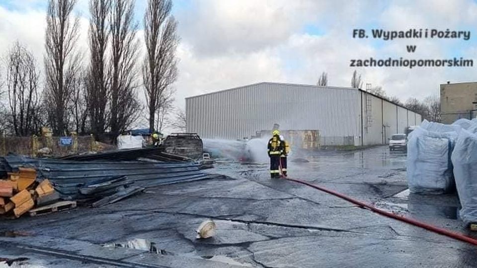 Fot. Facebook / Wypadki i pożary w Zachodniopomorskim