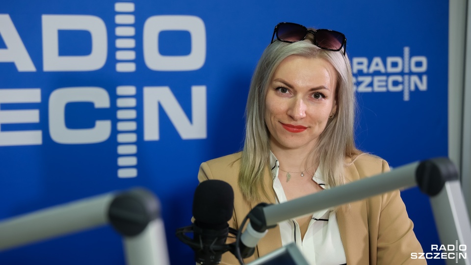 Angelika Muchowska z Zachodniopomorskiego Towarzystwa Przyjaciół Dzieci. Fot. Robert Stachnik [Radio Szczecin]