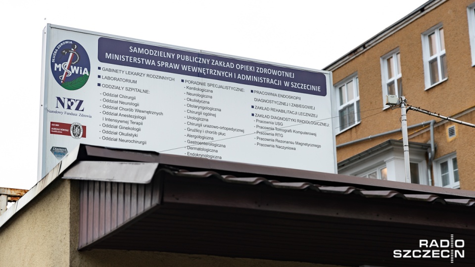 Szpital MSWiA przy ulicy Jagiellońskiej w Szczecinie. Fot. Robert Stachnik [Radio Szczecin]