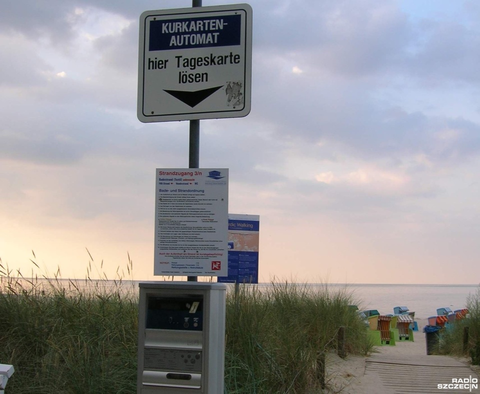 Opłata za jeden dzień pobytu w w niemieckim kurorcie w przeliczeniu na złotówki to ok. 13 zł, w Świnoujściu 4 zł i 80 gr. Fot. Sławomir Orlik [Radio Szczecin]