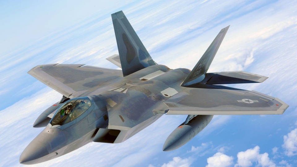 Lockheed F-22 Raptor. źródło: https://pl.wikipedia.org/wiki/Lockheed_Martin_F-22_Raptor