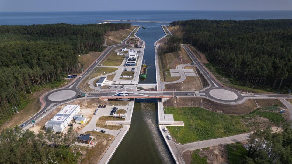 Kanał Żeglugowy przez Mierzeję Wiślaną. Fot. Ministerstwo Infrastruktury