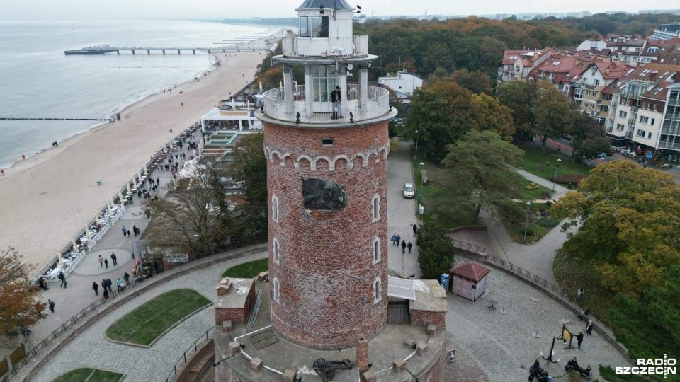 Latarnia morska w Kołobrzegu. Fot. Przemysław Polanin [Radio Szczecin]