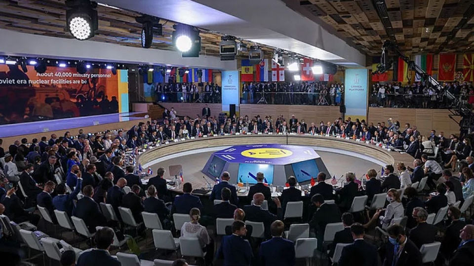 Posiedzenie Platformy Krymskiej - 2021. Fot. https://www.prezydent.pl