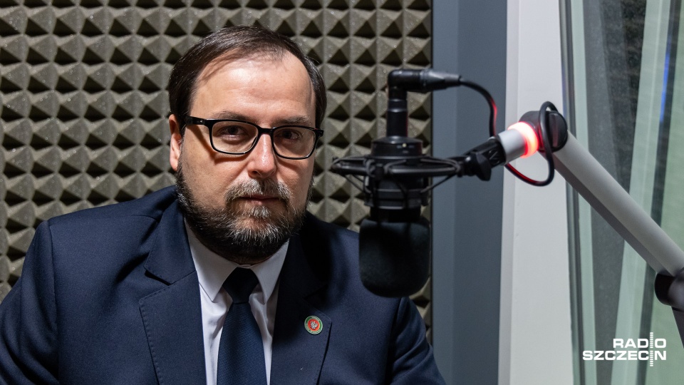 Krzysztof Gołębiewski, p.o. zastępcy Głównego Inspektora Ochrony Środowiska. Fot. Robert Stachnik [Radio Szczecin]
