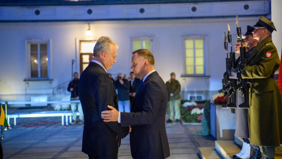 Andrzej Duda przyjął prezydenta Litwy w Belwederze. źródło: https://twitter.com/prezydentpl