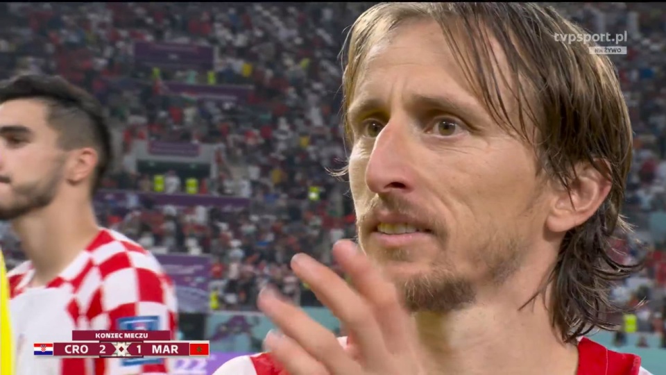 Luca Modrić. screenshoot - TVP Sport
