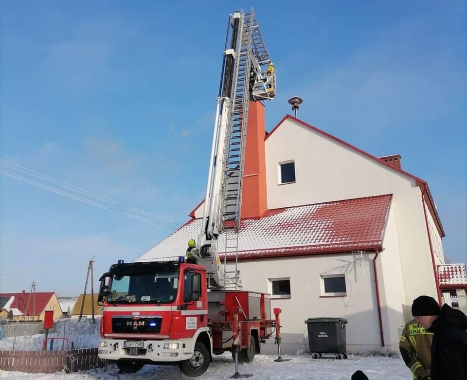 Interwencja zakończyła się sukcesem, pożar ugaszono i nikomu nic się nie stało. źródło: https://www.facebook.com/BroczynoStraz